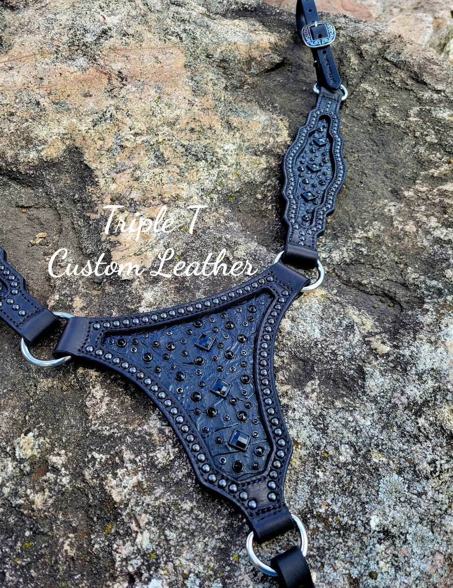 New! Dark Rider Breast Collar