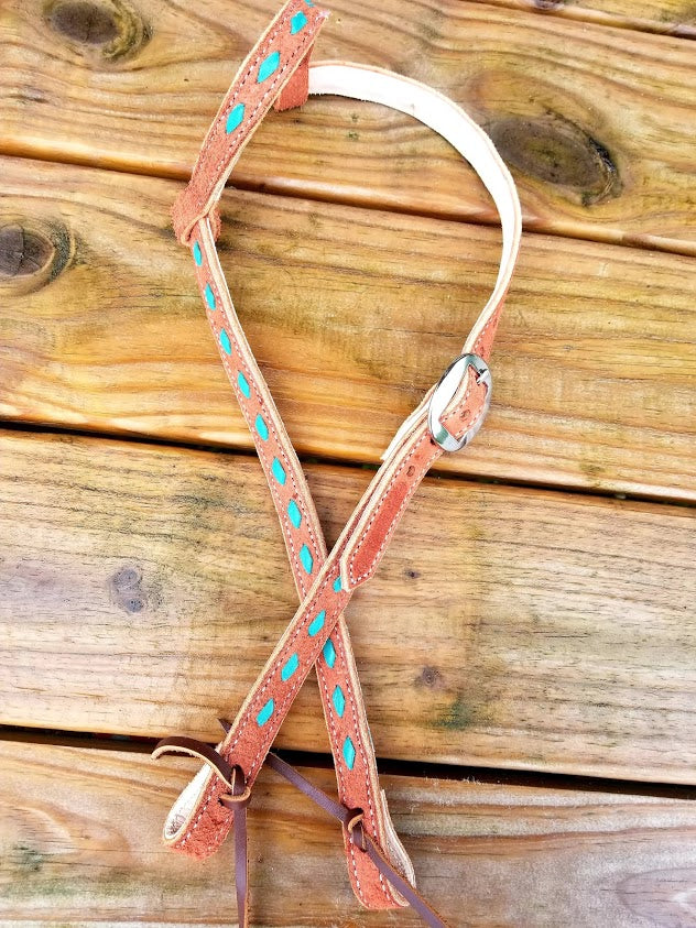 Louis Vuitton Bone Buckstitch Headstall