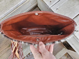 Large Cowhide Crossbody Purse