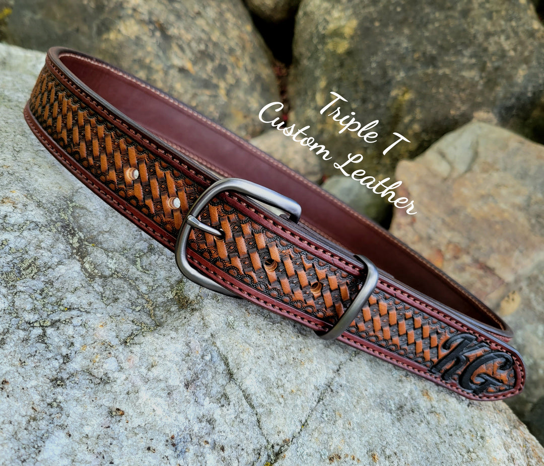 Mens custom leather belts hotsell