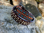 "Stiched & Studded" Dog Collar