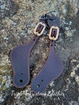 Copper Saltlick Buckle Plain Spur Straps