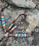 Pagosa Springs Wool Tack Set with Copper Hardware