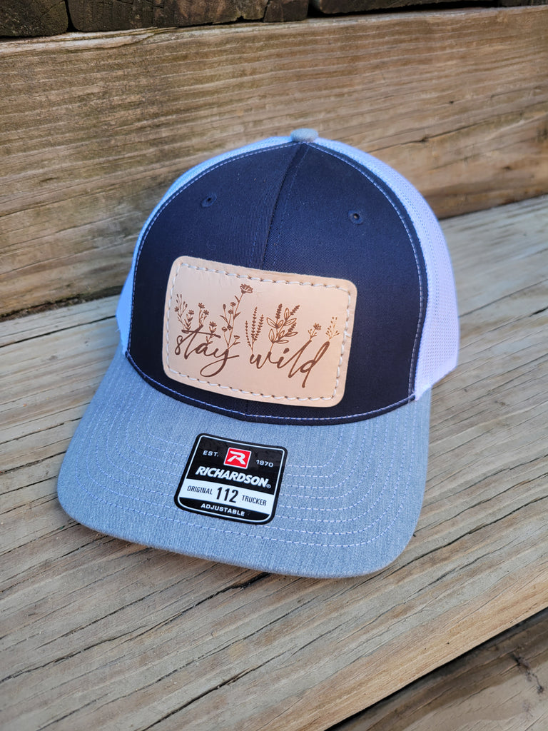 Stay Wild Leather Patch Hat – TTT-Custom-Leather-