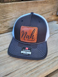 Nah Im Good Leather Patch Hat
