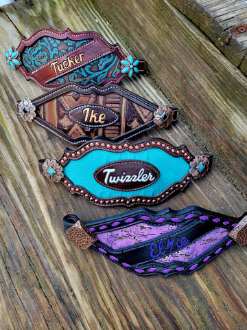 Custom Noseband with Name