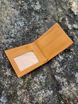 Light Oil & Mahogany Handtooled Weave Bifold Wallet