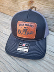 Stay Trashy Leather Patch Hat