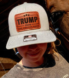 Trump 2024 Take America Back Leather Patch Hat