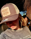 Bullshit Everywhere Leather Patch Hat