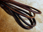 Rolled Leather Split Reins