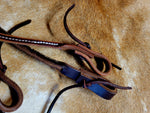 Rolled Leather Split Reins