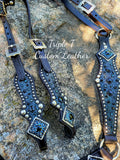 "Black & Blues" Bling Gladiator Tack Set