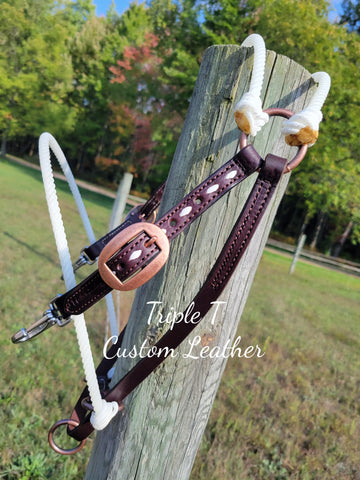 Game Changer Headsetter with White Rope and White Buckstitch