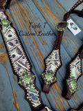 Money Print Tack Set with Bling
