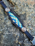 Pagosa Springs Print Wool Inlay Breastcollar