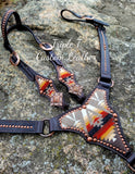 Pacific Crest Wool Gladiator Tack Set with Copper Studs & Hardware