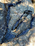 "Black & Blues" Bling Gladiator Tack Set
