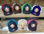 CUSTOM Brand/Logo Leather Patch Hat (Quantities 1-25)