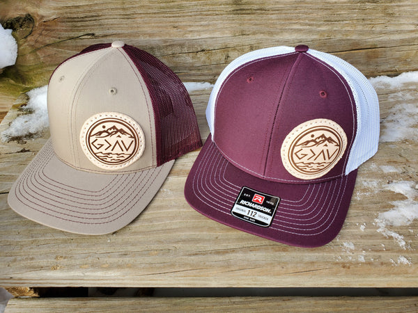 It's hard to beat the look of these leather hat patches!