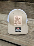 Try Me Cactus Leather Patch Hat