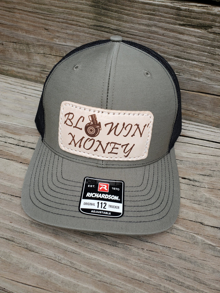 Blowin' Money Leather Patch Hat – TTT-Custom-Leather