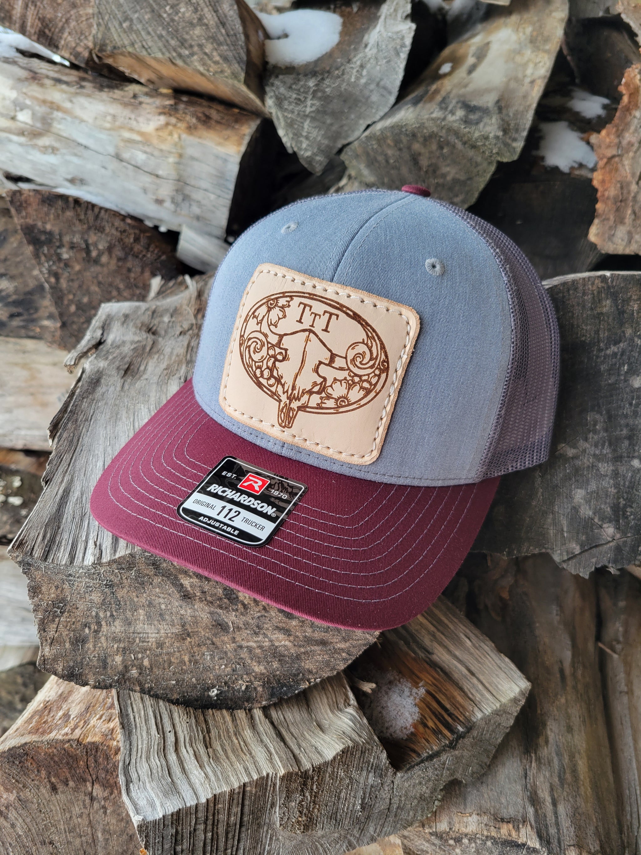 Triple T Custom Leather New Logo Patch Hat – TTT-Custom-Leather-