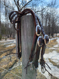Plain Work Headstall with Quick Change Snaps