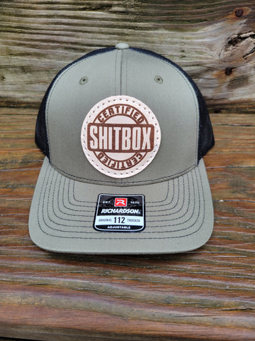 Certified Shitbox Leather Patch Hat