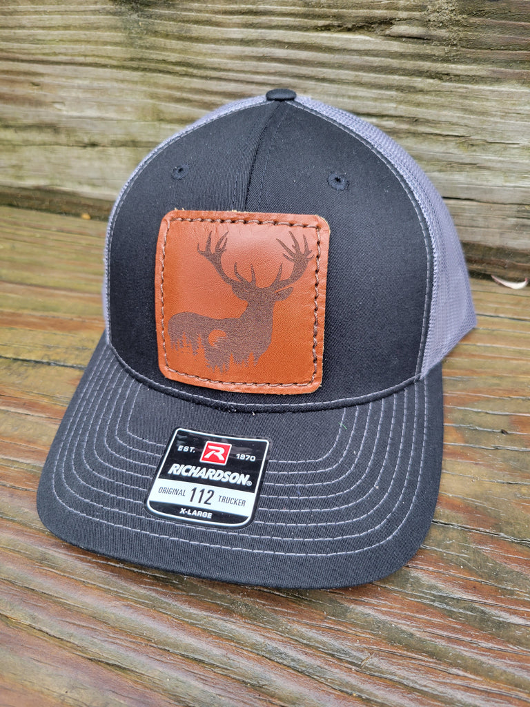 Red's Trucker Leather Patch Hat