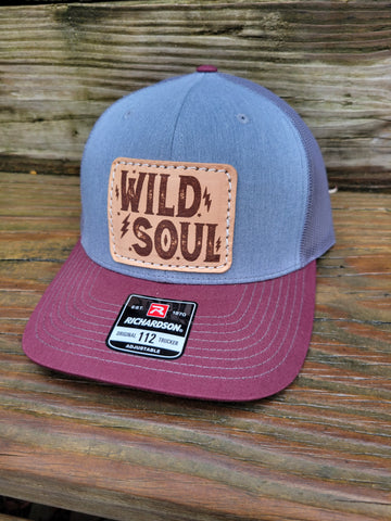 Wild Soul Leather Patch Hat