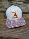 Chase Cans, Not Cowboys Leather Patch Hat