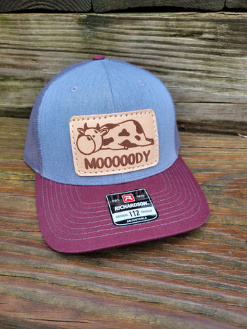 Moody Leather Patch Hat