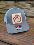 Bear Hunter Leather Patch Hat